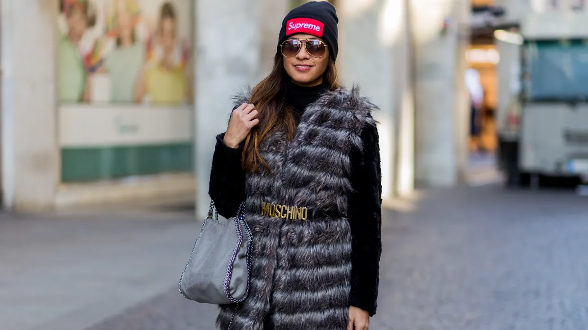 fur vest