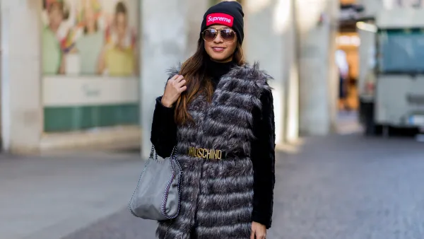 fur vest