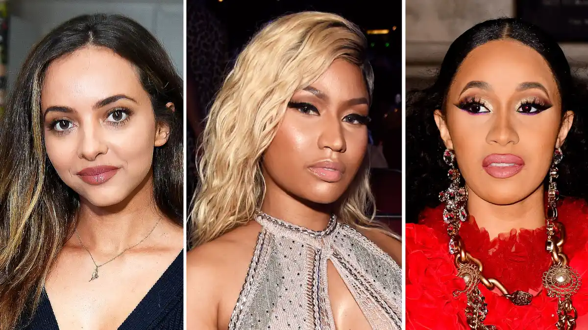 Jade Thirlwall, Nicki Minaj and Cardi B