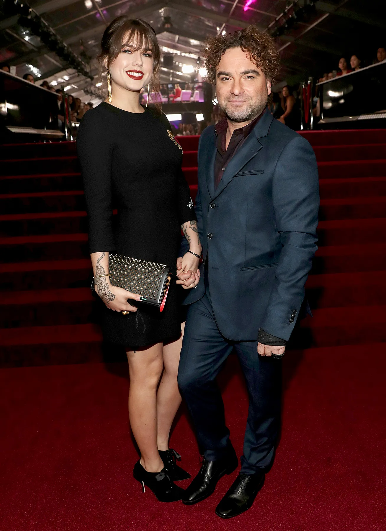 Johnny-Galecki-and-Girlfriend-Alaina-Meyer