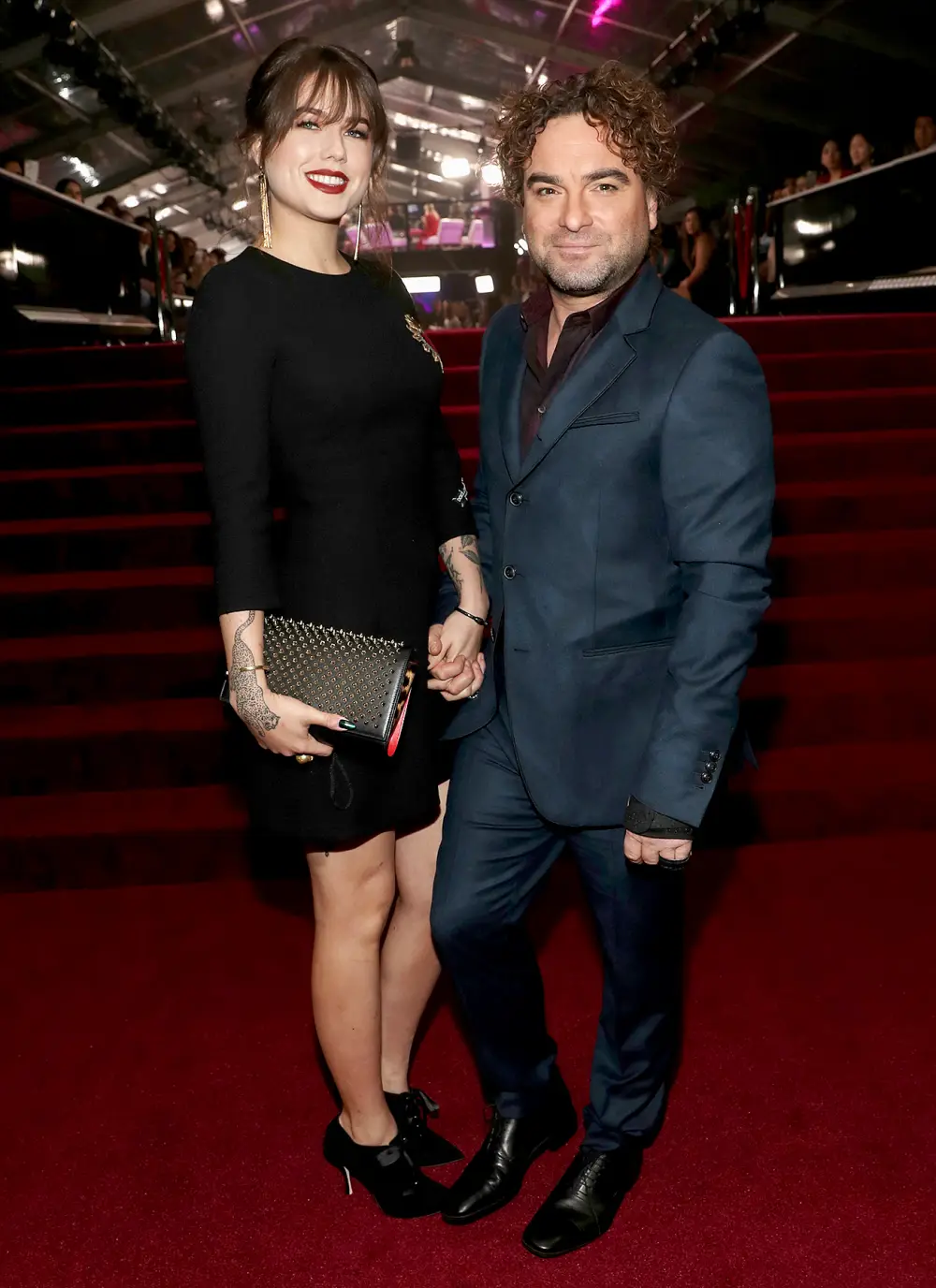 Johnny-Galecki-and-Girlfriend-Alaina-Meyer