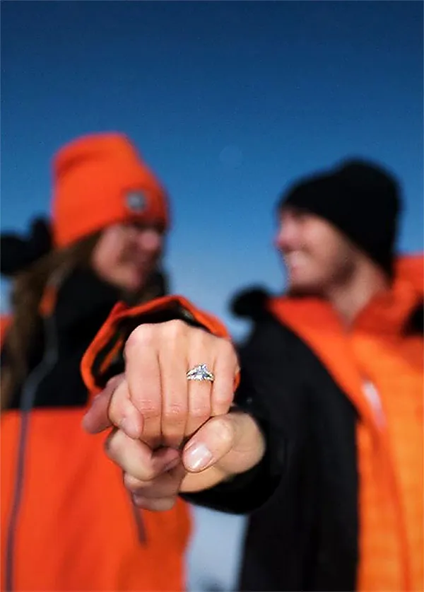 A First Look at Josephine Skriver's Engagement Ring