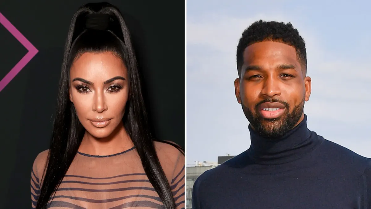 Kim Kardashian and Tristan Thompson