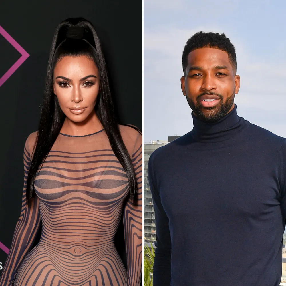 Kim Kardashian and Tristan Thompson