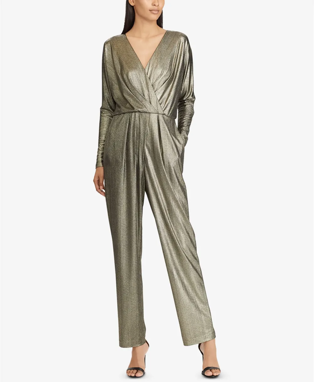 Lauren Ralph Lauren Metallic Surplus Jumpsuit