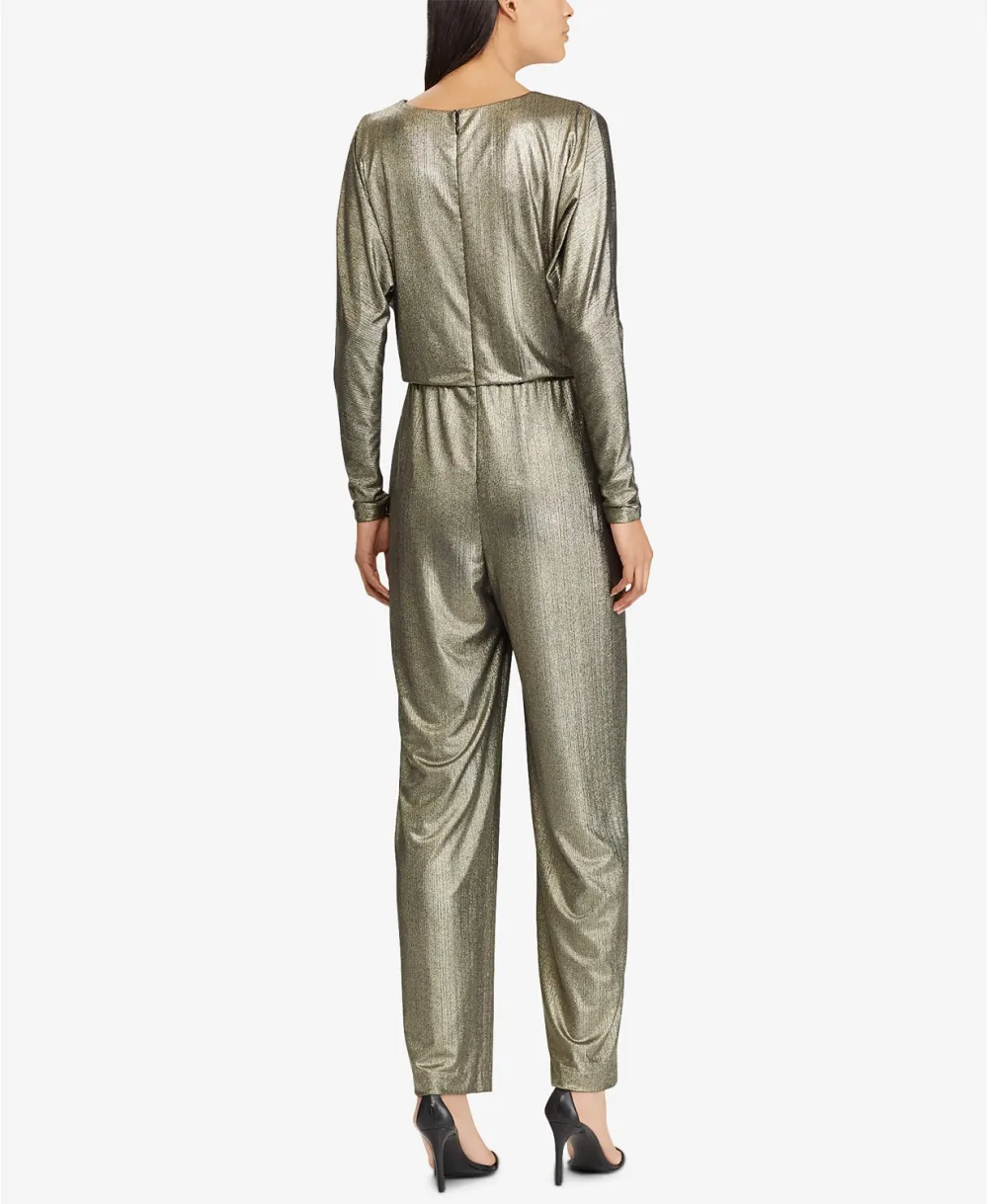 Lauren Ralph Lauren Metallic Surplus Jumpsuit