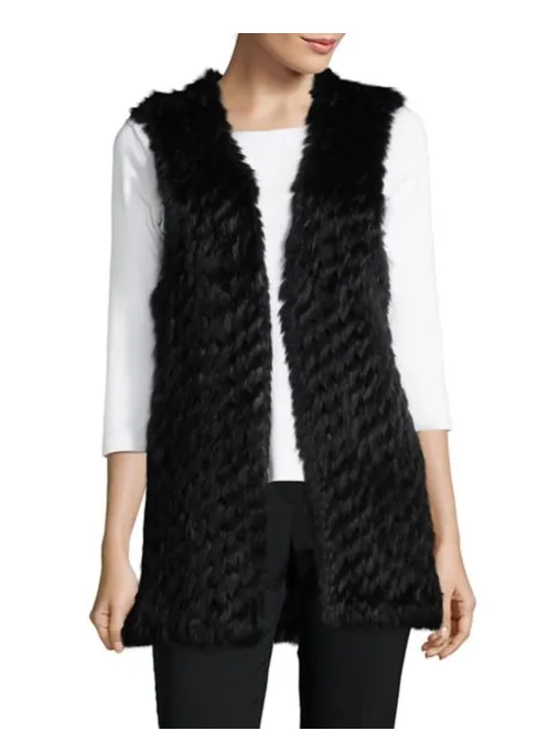 Linda Richards Rex Rabbit Fur Vest
