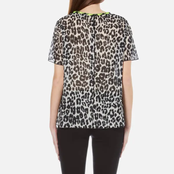 Marc Jacobs Leopard Printed Tee