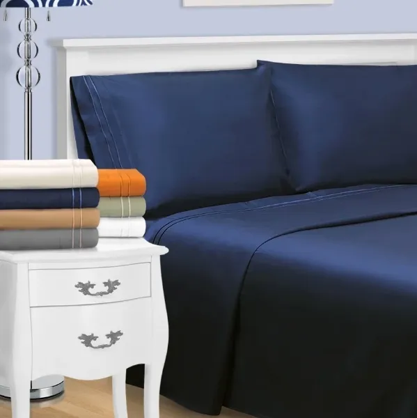Superior Egyptian Cotton 800 Thread Count Embroidered Sheet Set