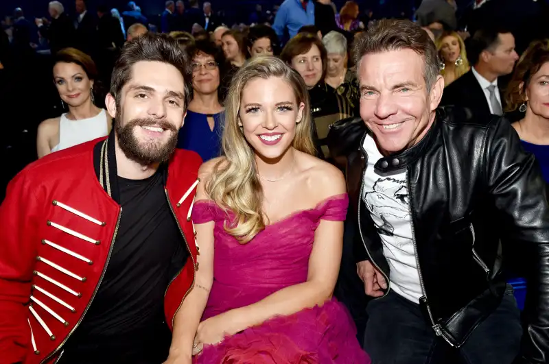 Inside CMAs 2018 Thomas Rhett Lauren Akins Dennis Quaid