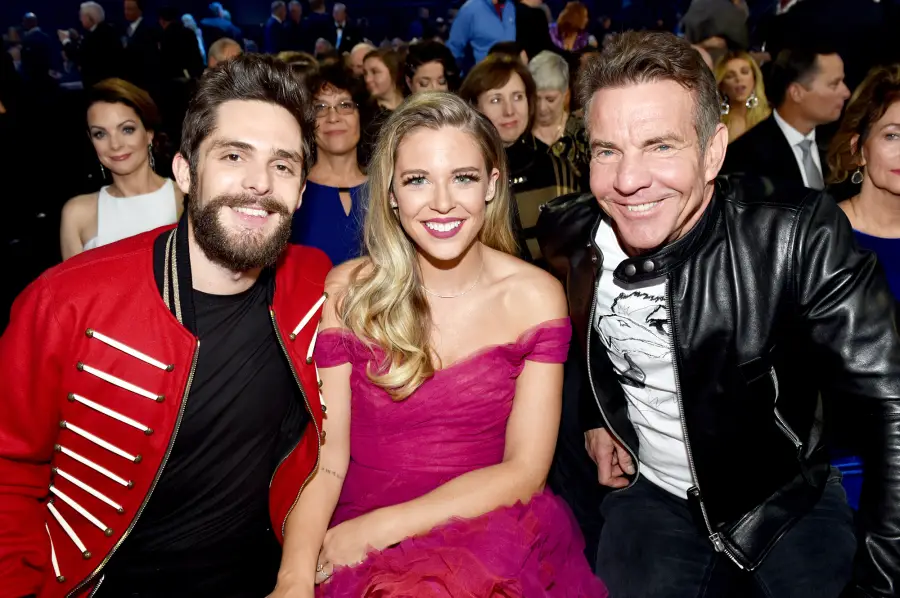 Inside CMAs 2018 Thomas Rhett Lauren Akins Dennis Quaid