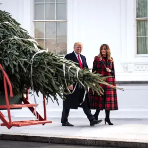 President Donald J. Trump and first lady Melania Trump