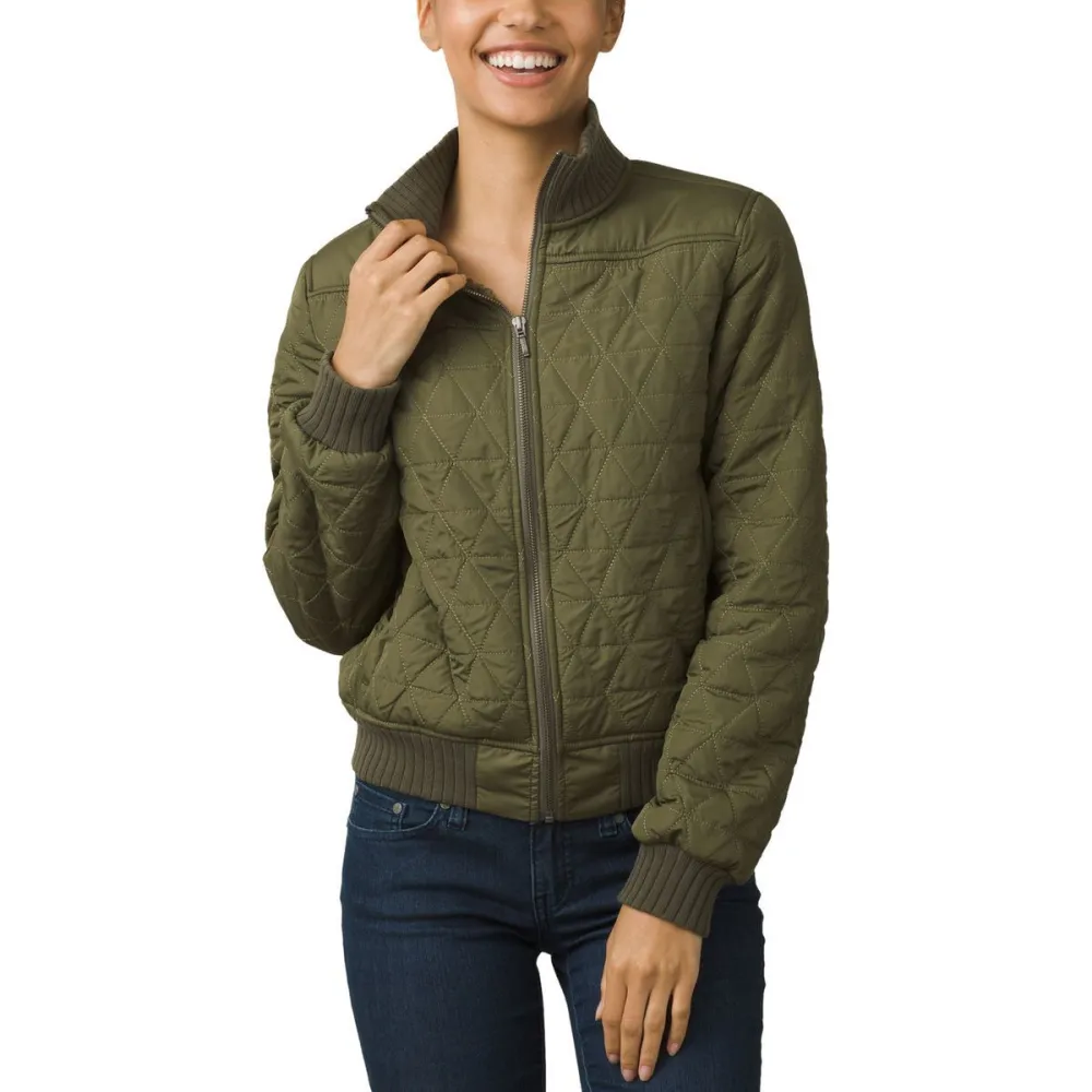 a green bomber jacket