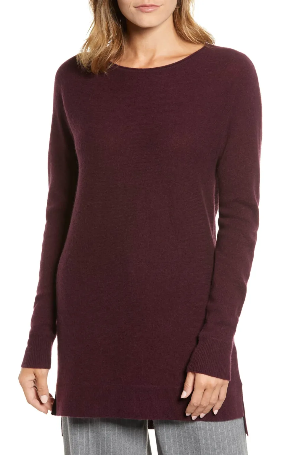 cashmere wool sweater nordstrom wine oxblood burgundy