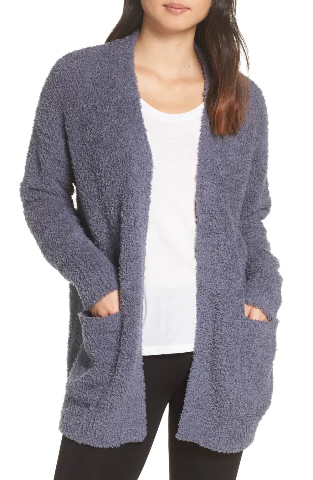 cozy cardigan blue