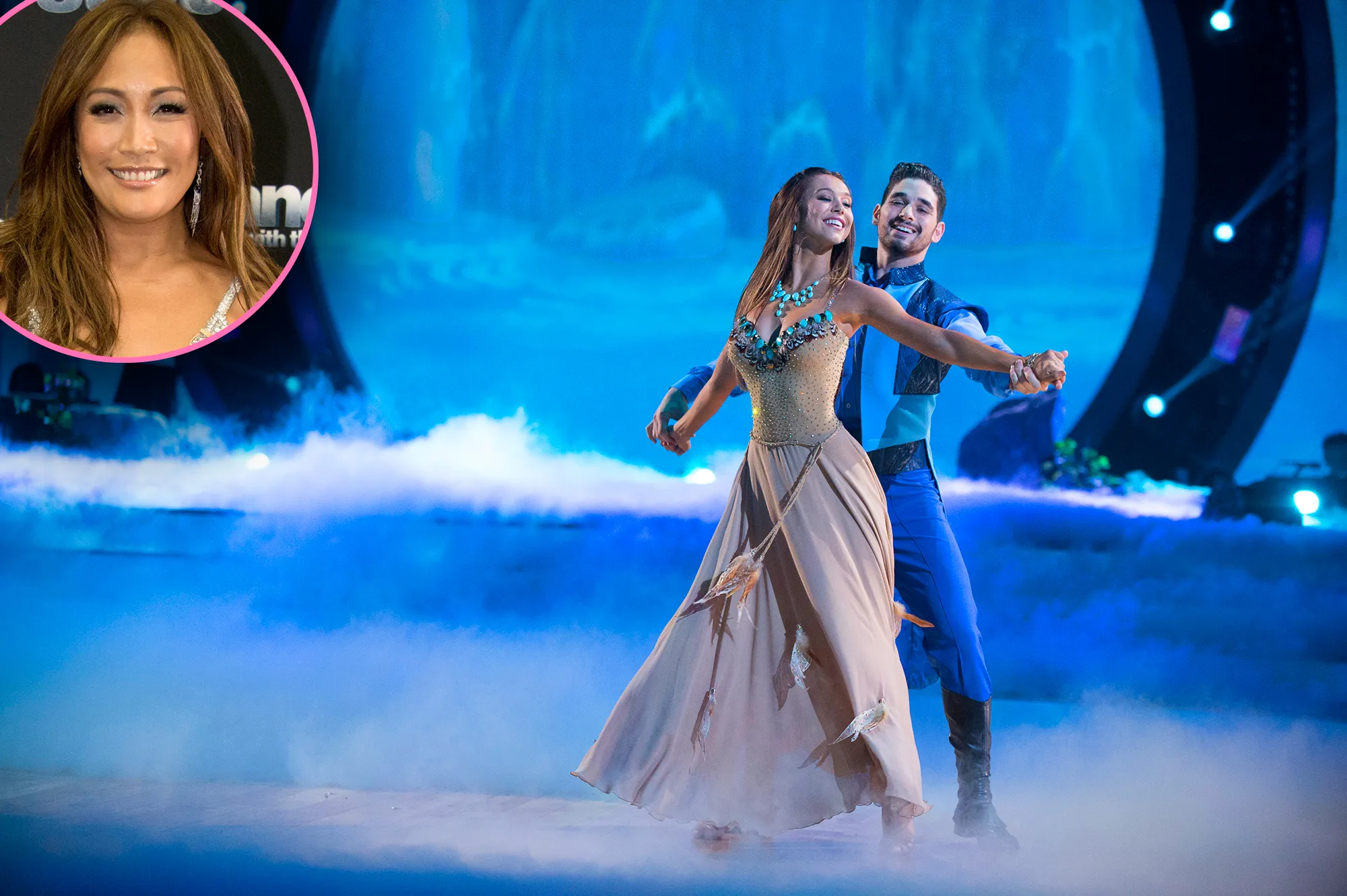Carrie Ann Inaba Judges Alexis Ren and Alan Bersten’s Romance