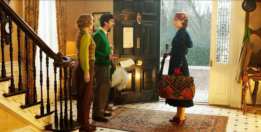 Emily Blunt Brought Daughter Violet Mary Poppins Set Ben Whishaw