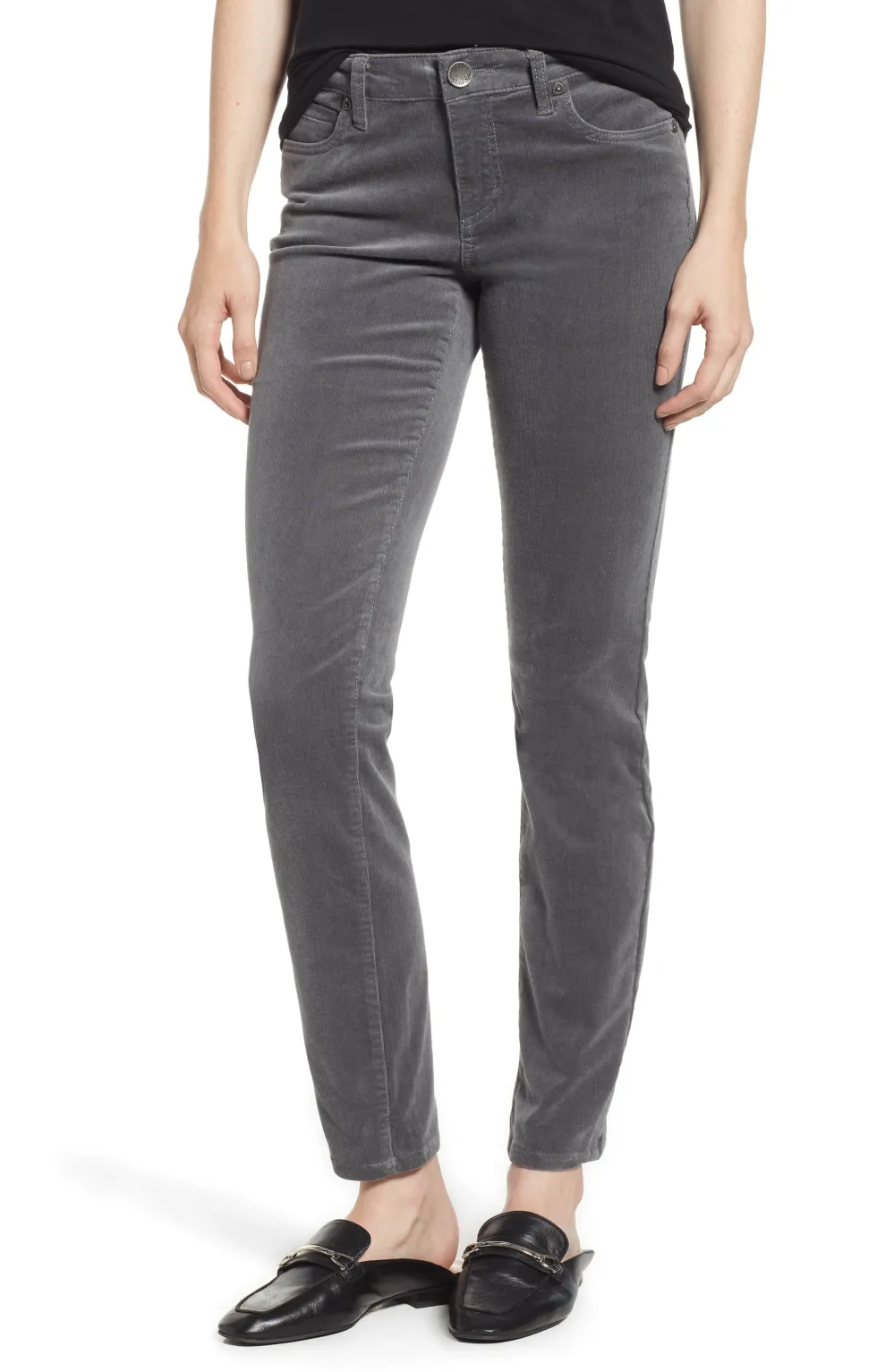 gray skinny pants
