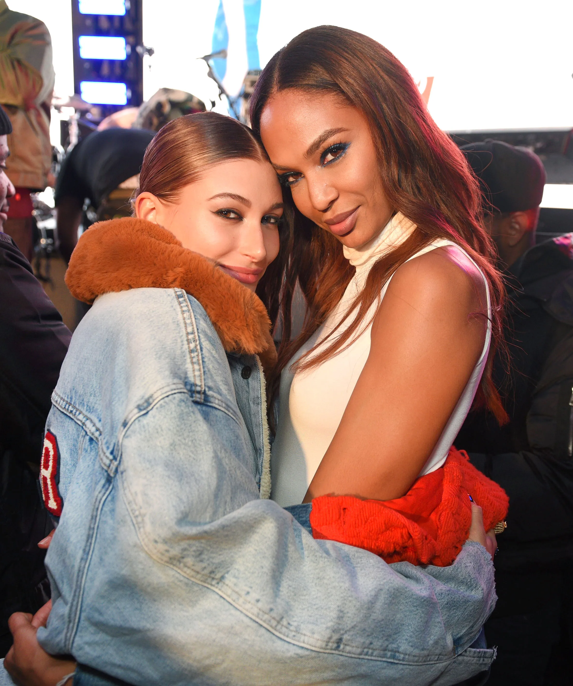 Hailey Baldwin and Joan Smalls