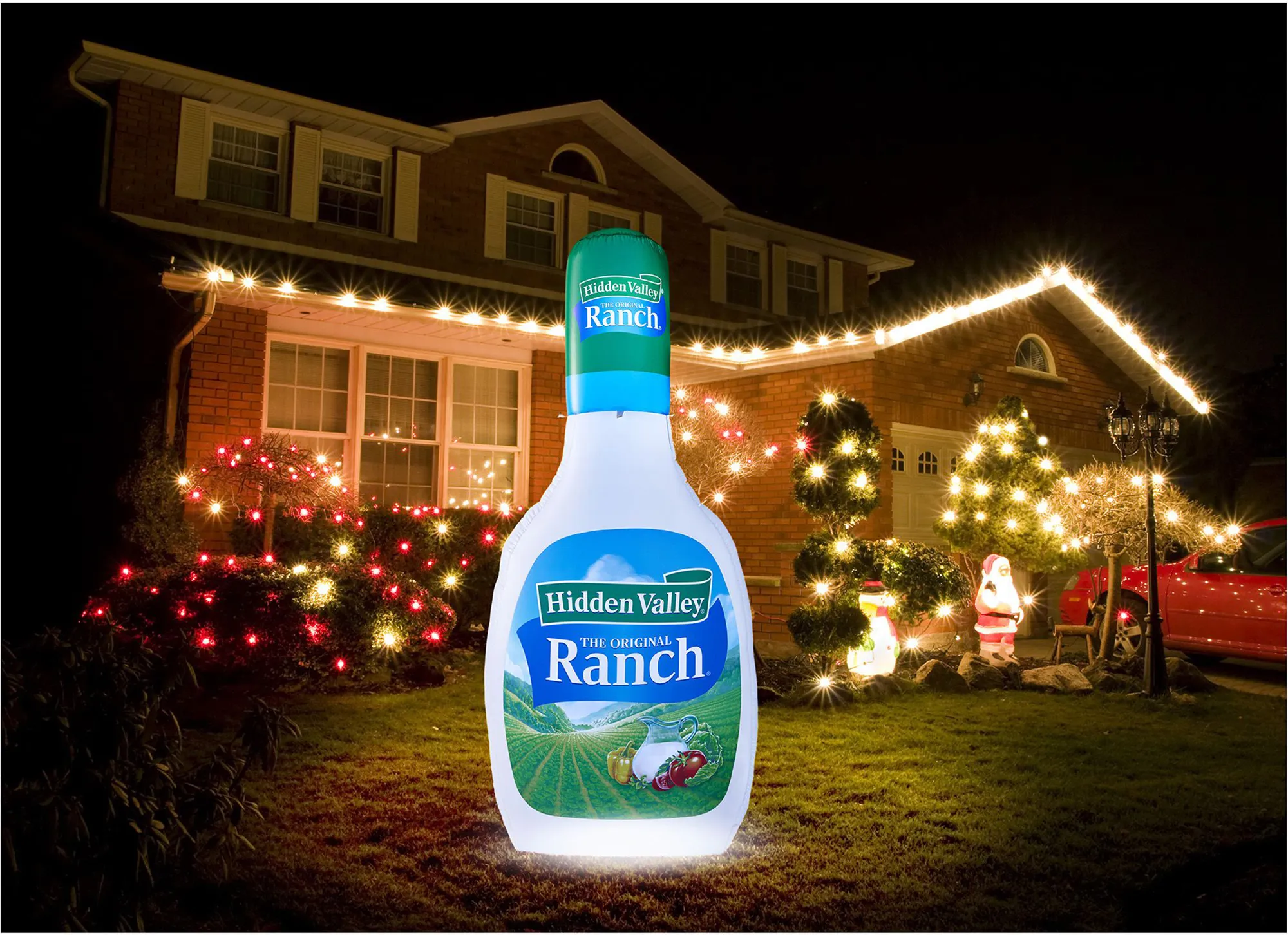 hidden valley ranch christmas blow up