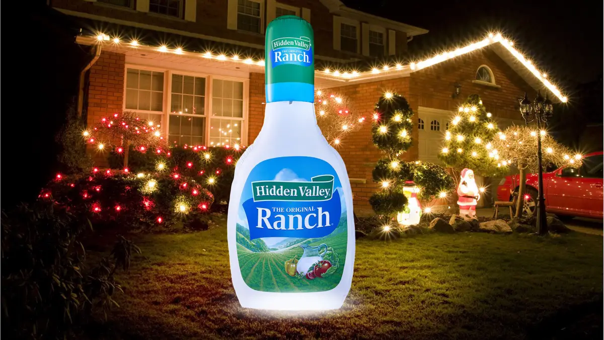 hidden valley ranch christmas blow up