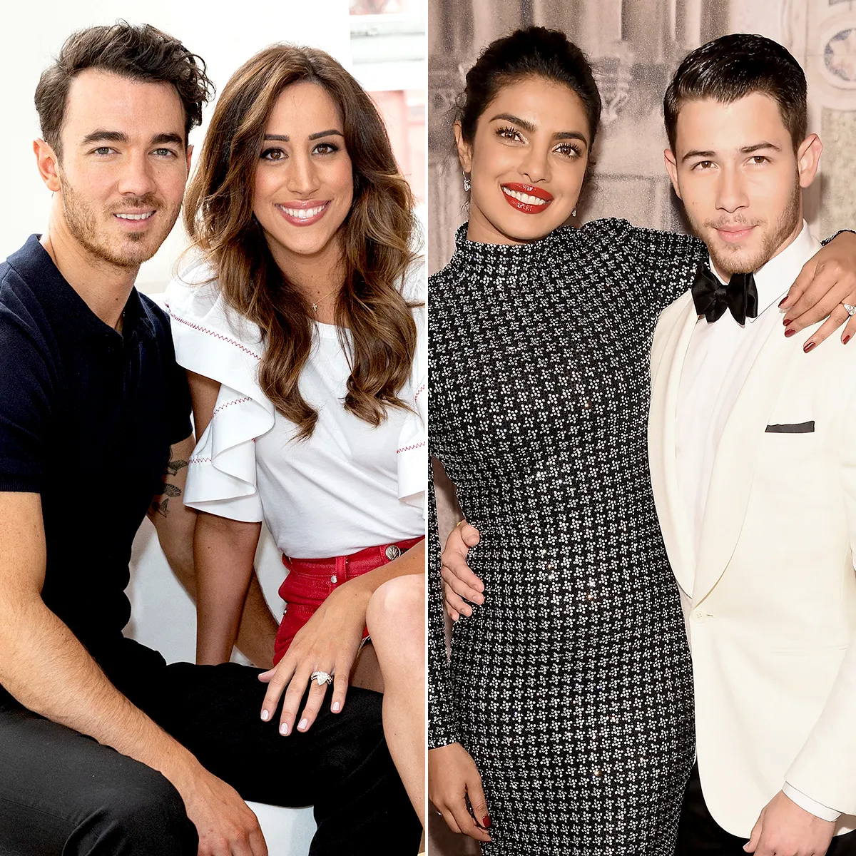 Kevin Jonas, Danielle Jonas, Priyanka Chopra, and Nick Jonas wedding