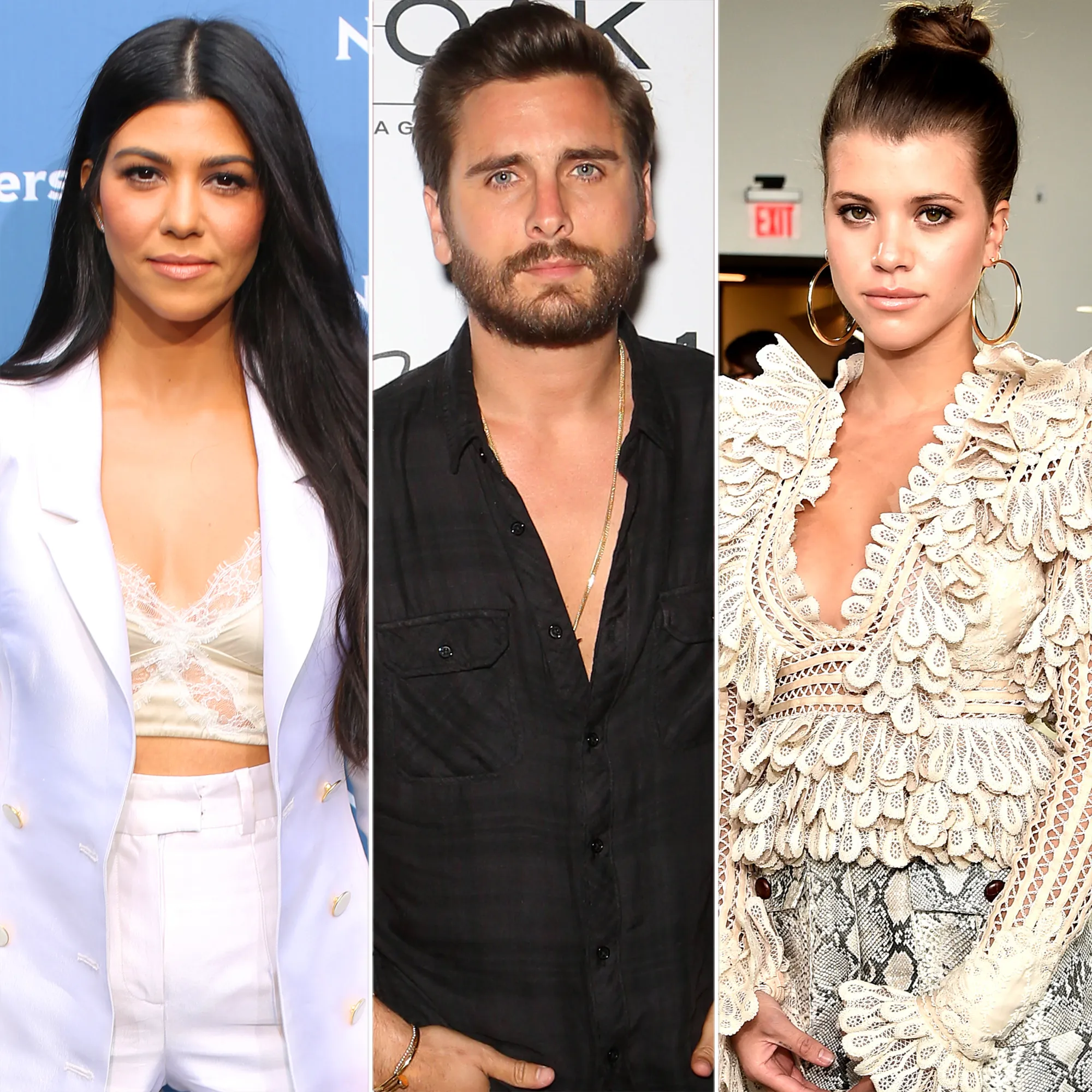 Kourtney Kardashian, Scott Disick, Sofia Richie