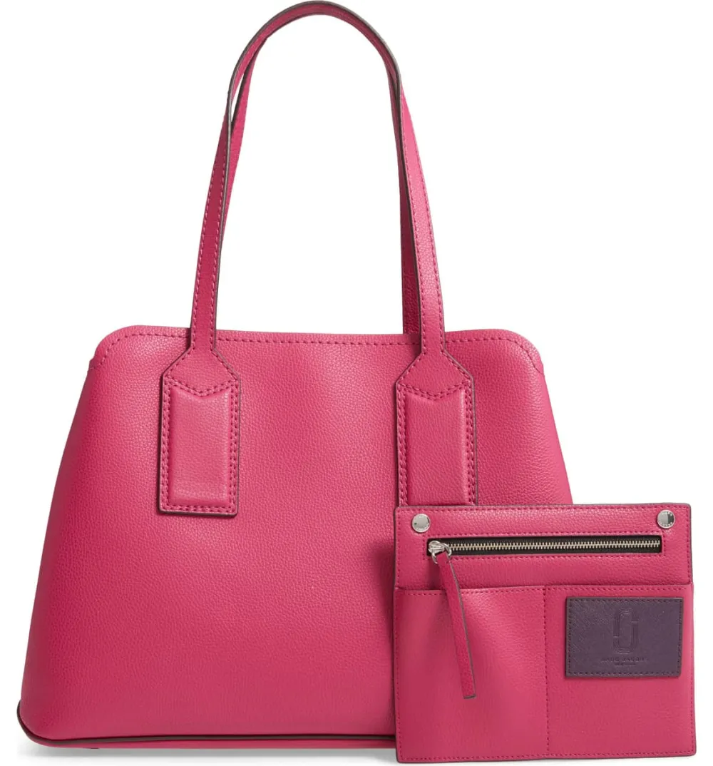 marc jacobs the editor pink leather tote