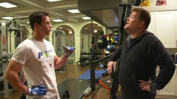 Mark Wahlberg Warns James Corden Their 4 a.m. Workout Is ‘Gonna Suck’