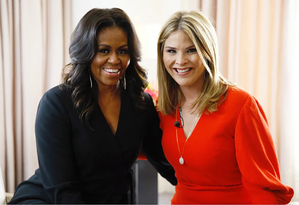 Michelle Obama Jenna Bush Hager NBC News&rsquo; TODAY