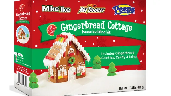 Peeps Gingerbread House