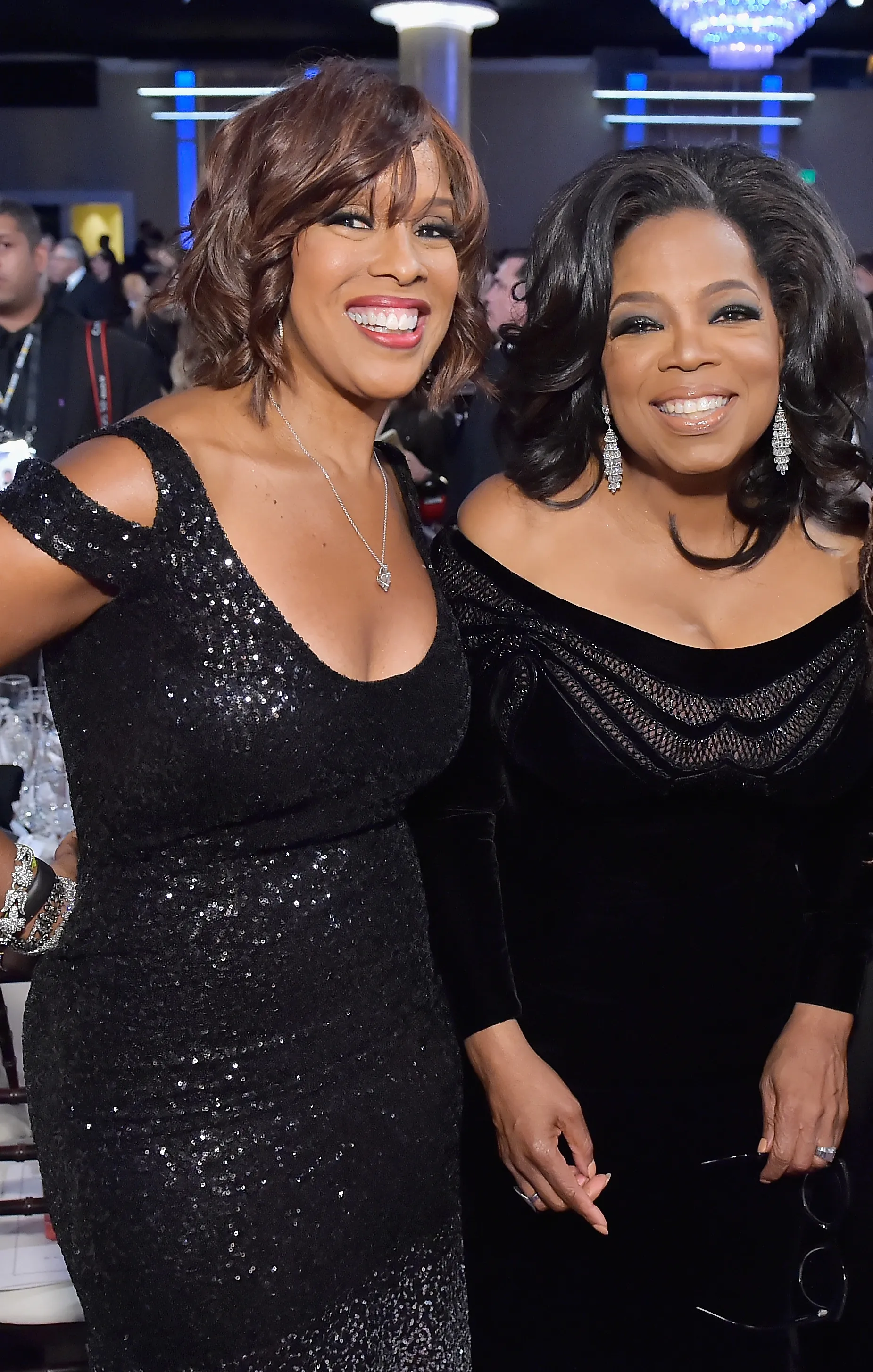 Gayle King and Oprah Winfrey