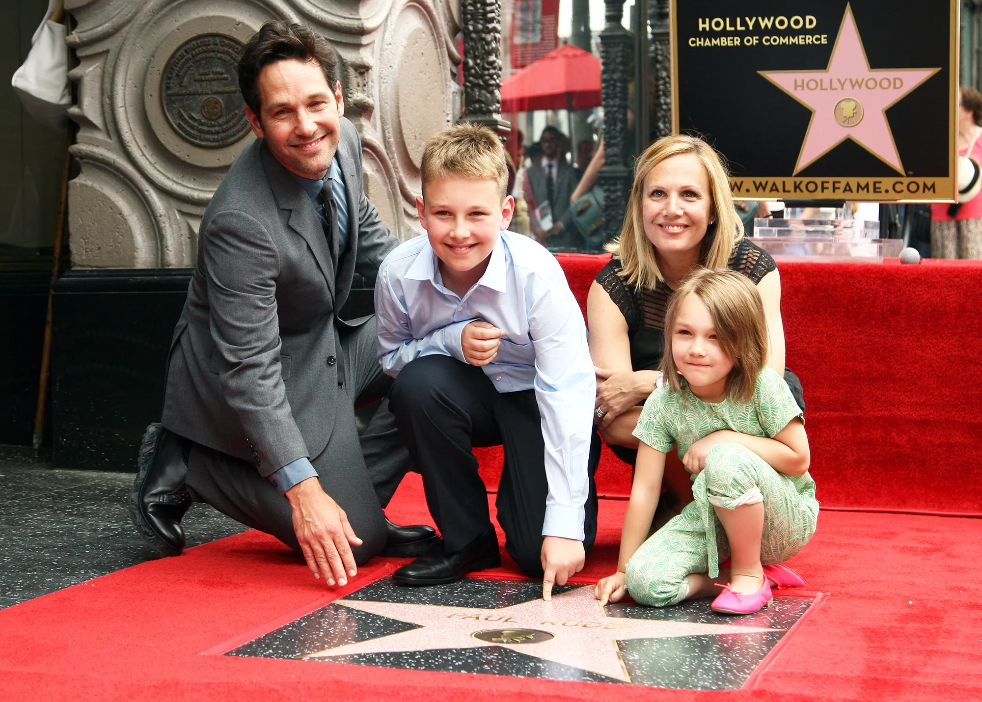 paul rudd Family Holiday