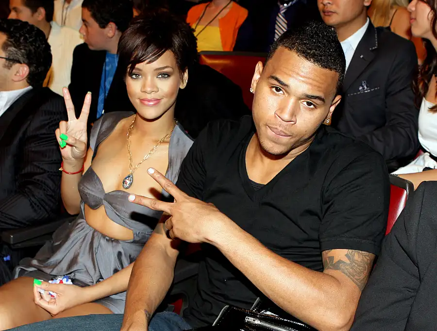 Rihanna and Chris Brown