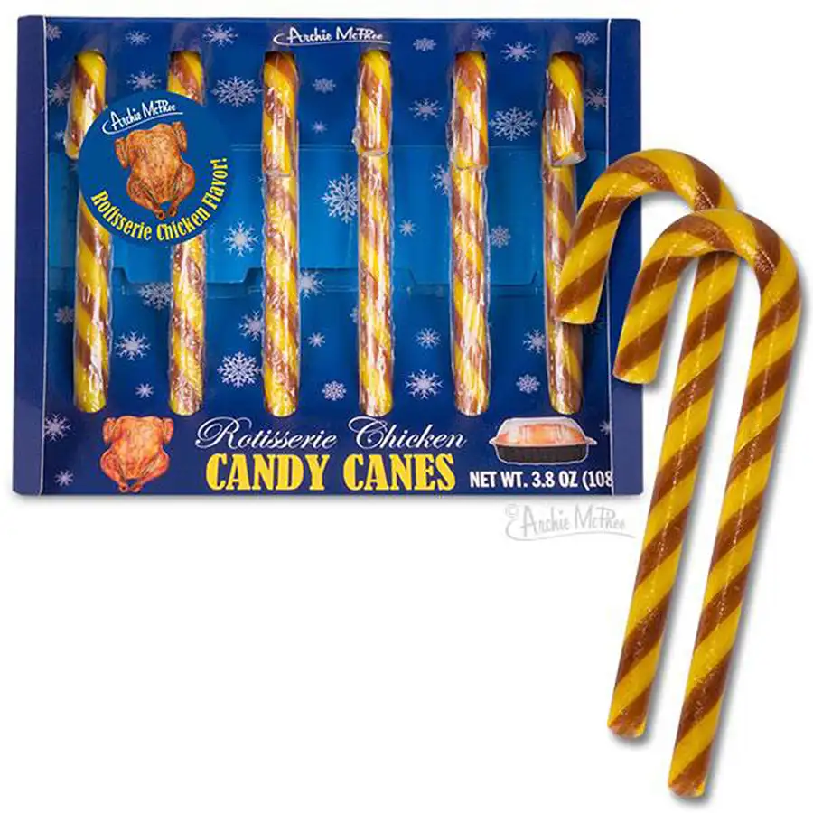 Gross Candy Cane Flavors Rotisserie Chicken