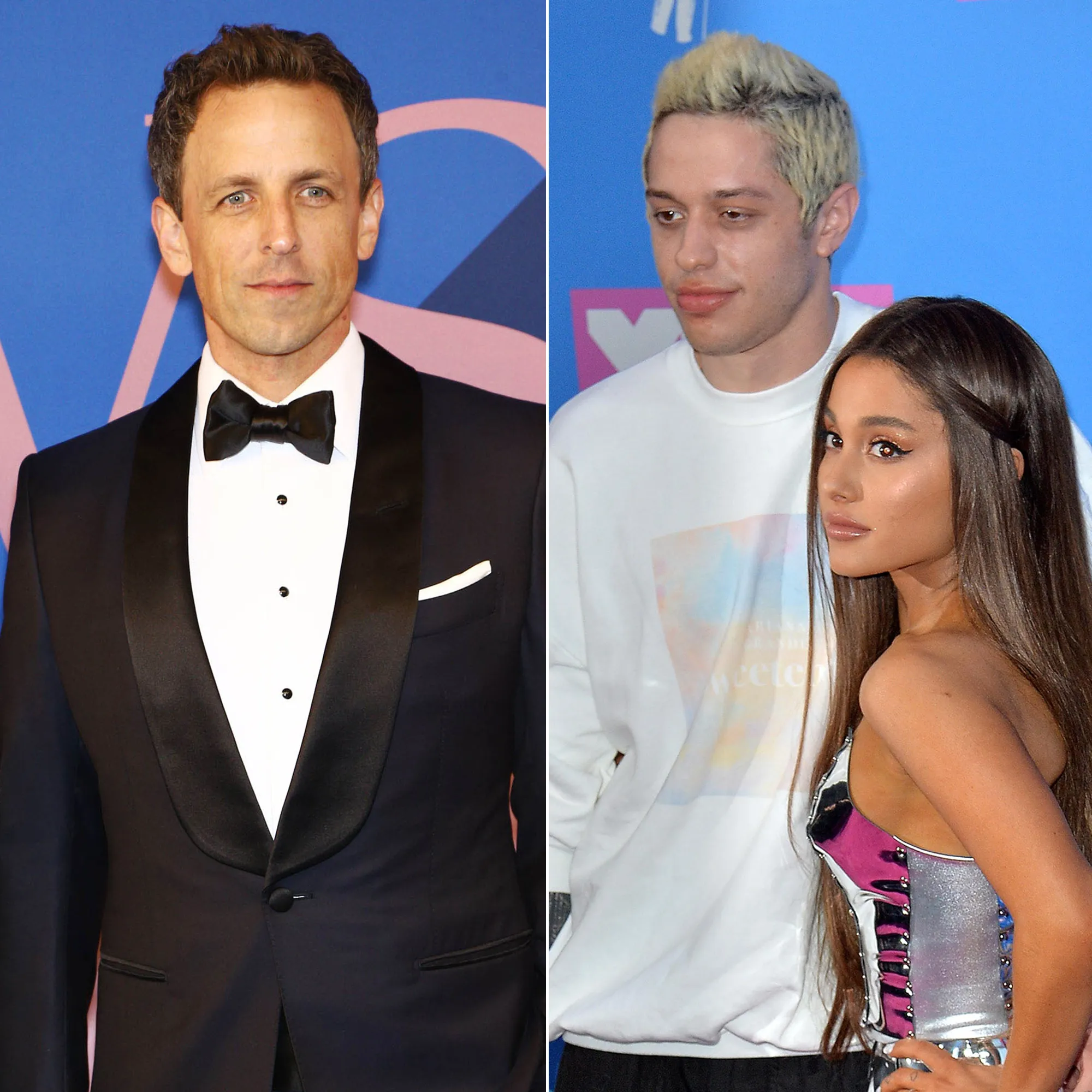 Seth Meyers Says He Was ‘Shocked’ About Pete Davidson and Ariana Grande’s Split