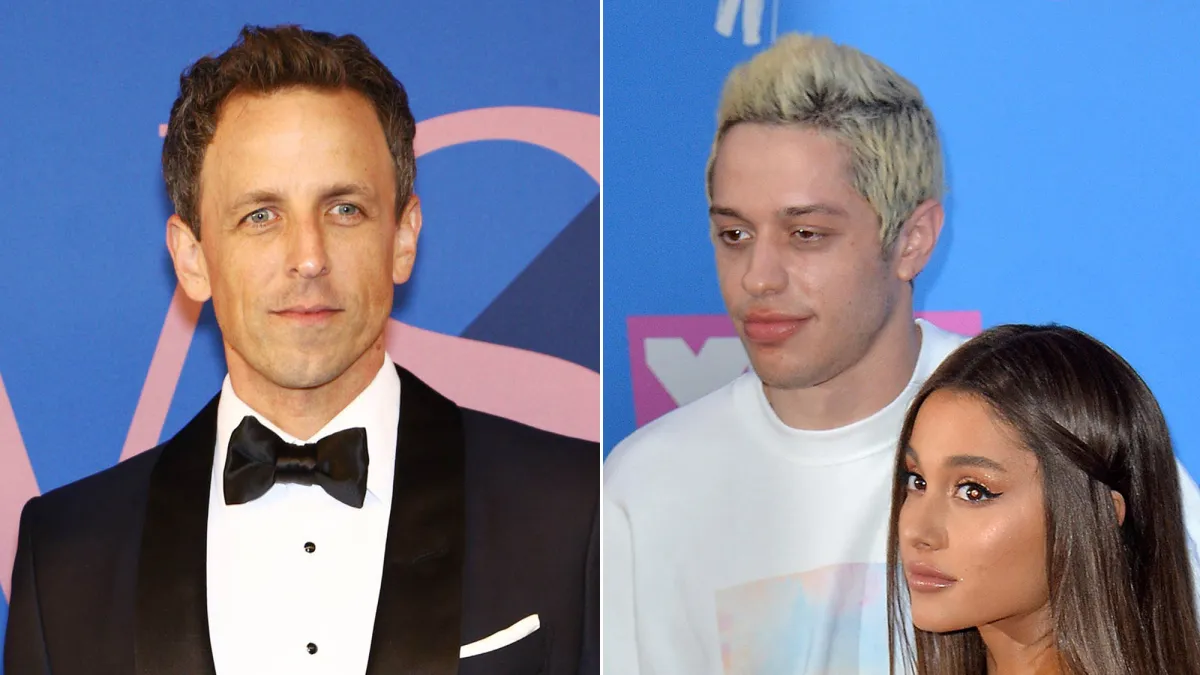 Seth Meyers Says He Was ‘Shocked’ About Pete Davidson and Ariana Grande’s Split