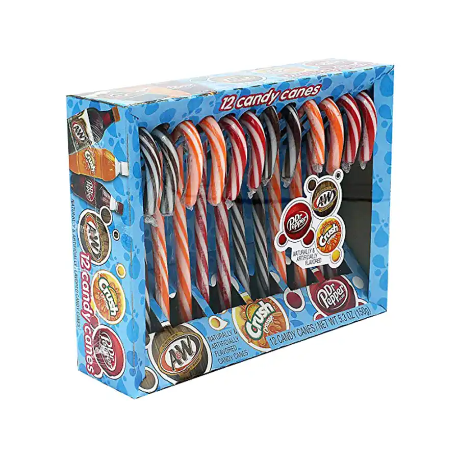 Gross Candy Cane Flavors A&W Orange Crush Dr Pepper