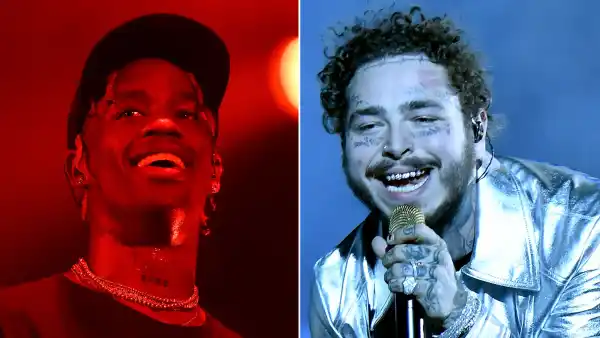 Travis Scott Surprise Post Malone With Chick-fil-A Astroworld Festival