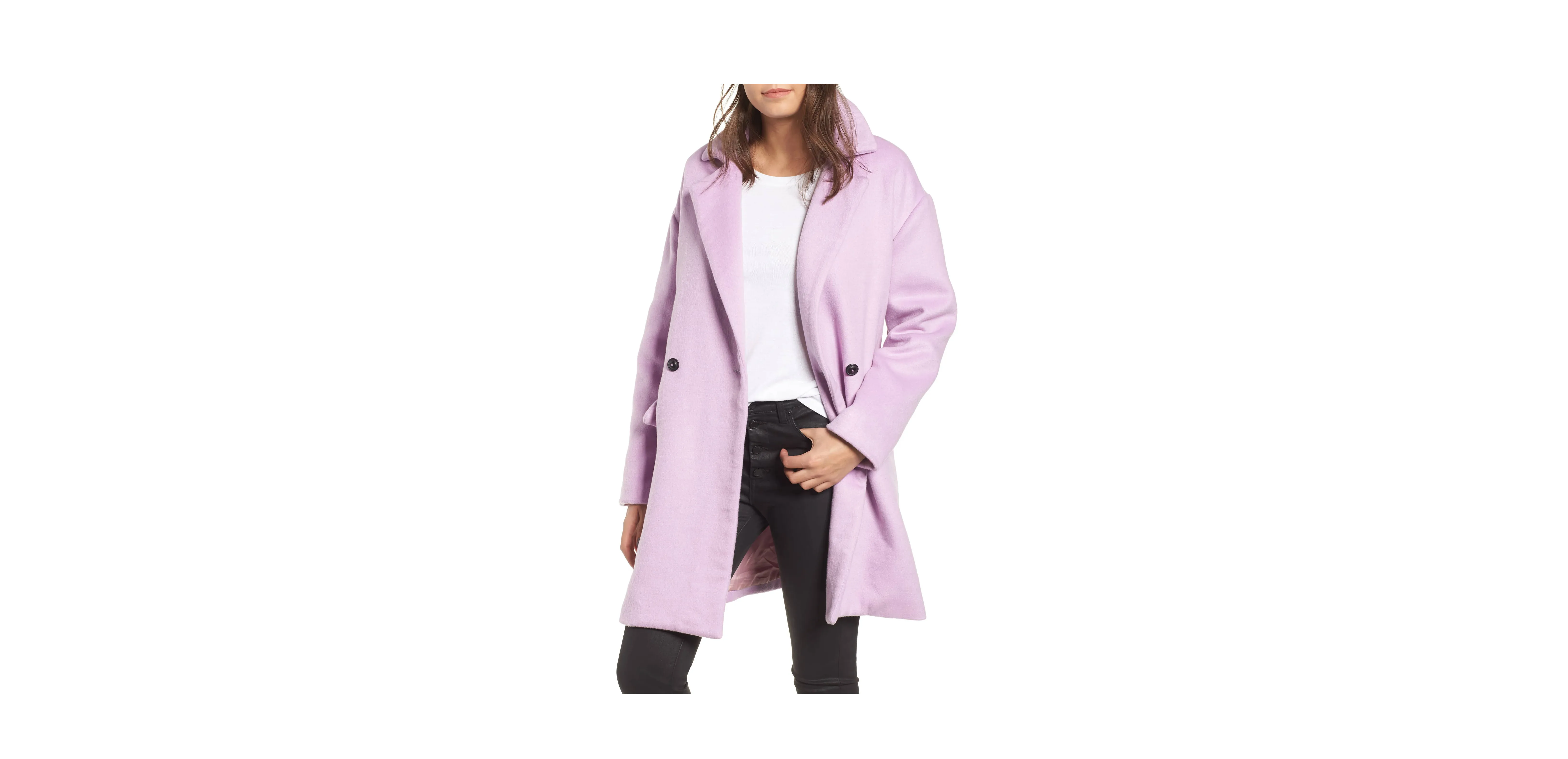 leith lavender coat