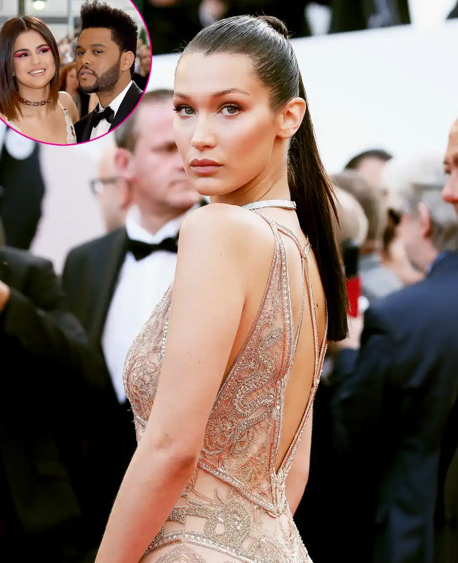 5-Looking-Out-For-Him-Bella-Hadid,-The-Weeknd,-Selena-gomez