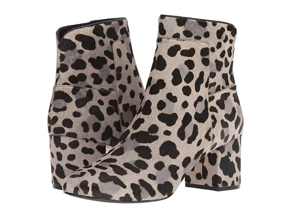 leopard cole haan booties
