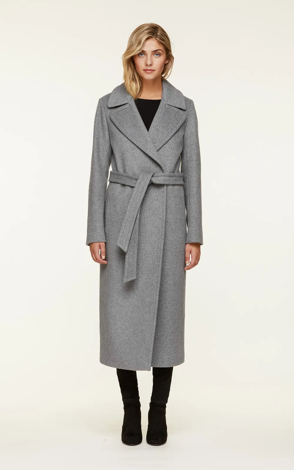 Adelaida Slim Fit Maxi-Length Classic Wool Coat