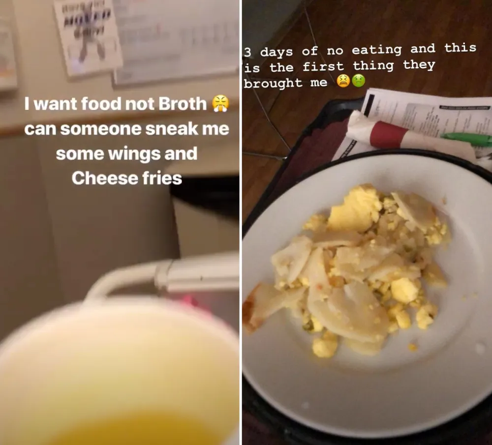 Ashley Martson spends Christmas in the hospital