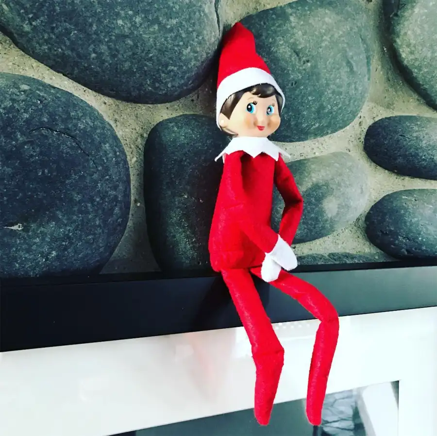 These celebrities are winning at elf on the shelf