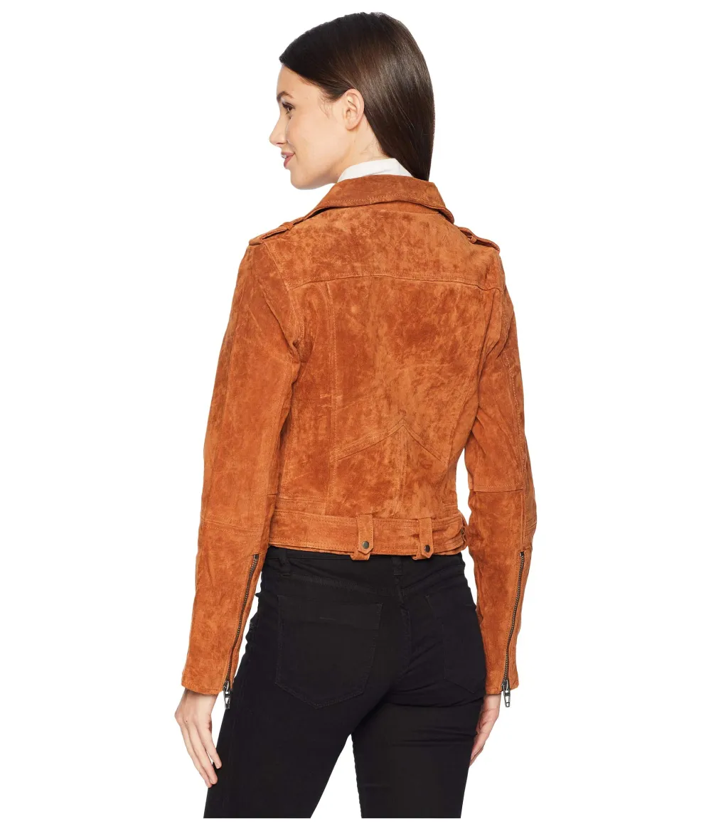 BLANKNYC Real Suede Moto Jacket