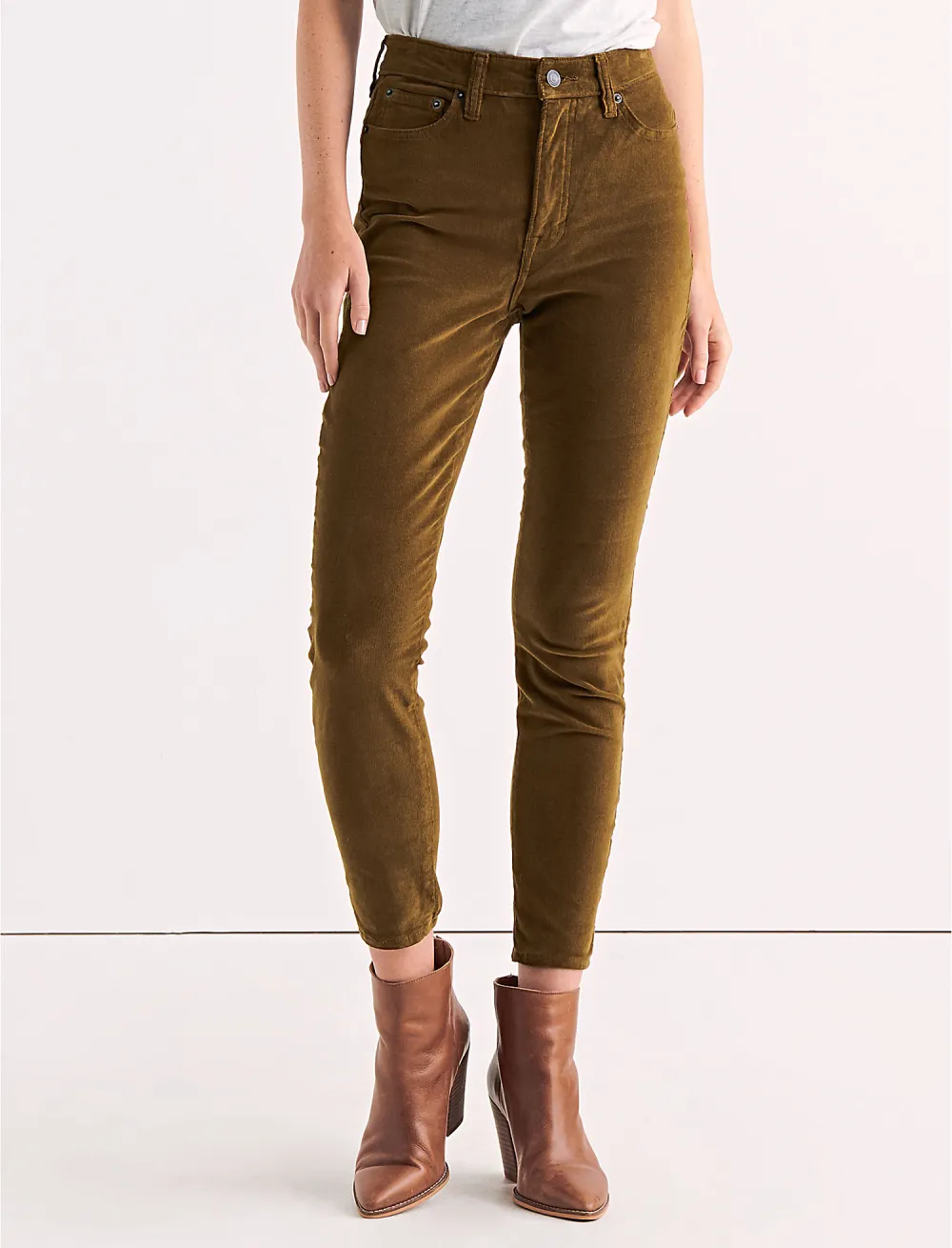 Bridgette High Rise Skinny Corduroy Pant