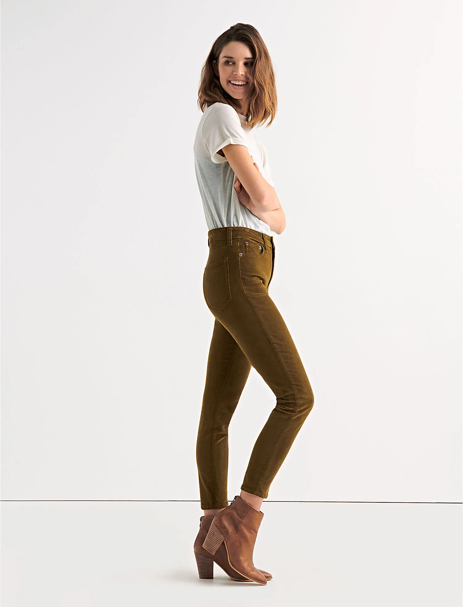 Bridgette High Rise Skinny Corduroy Pant