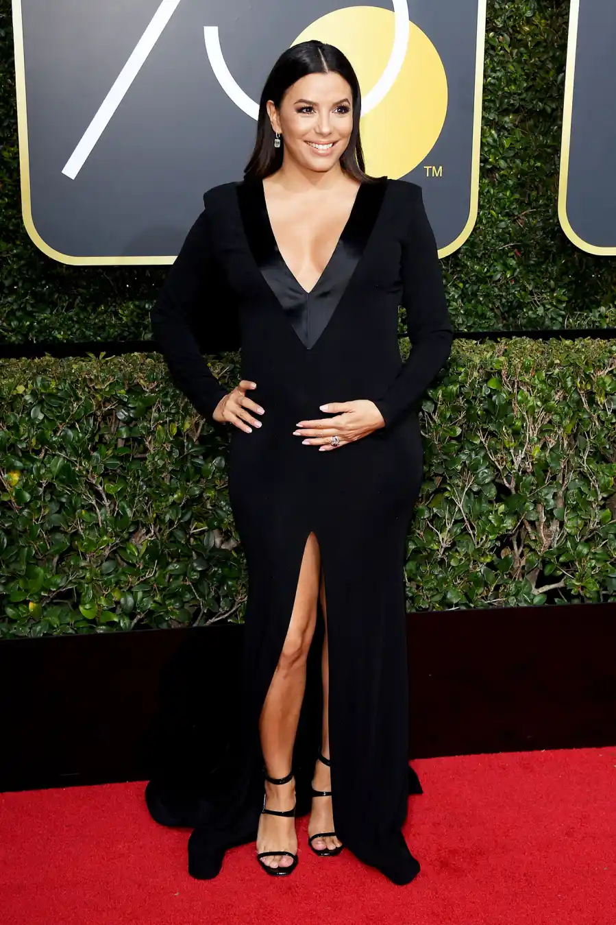 Eva Longoria Celebrities who debuted bumps at awards shows
