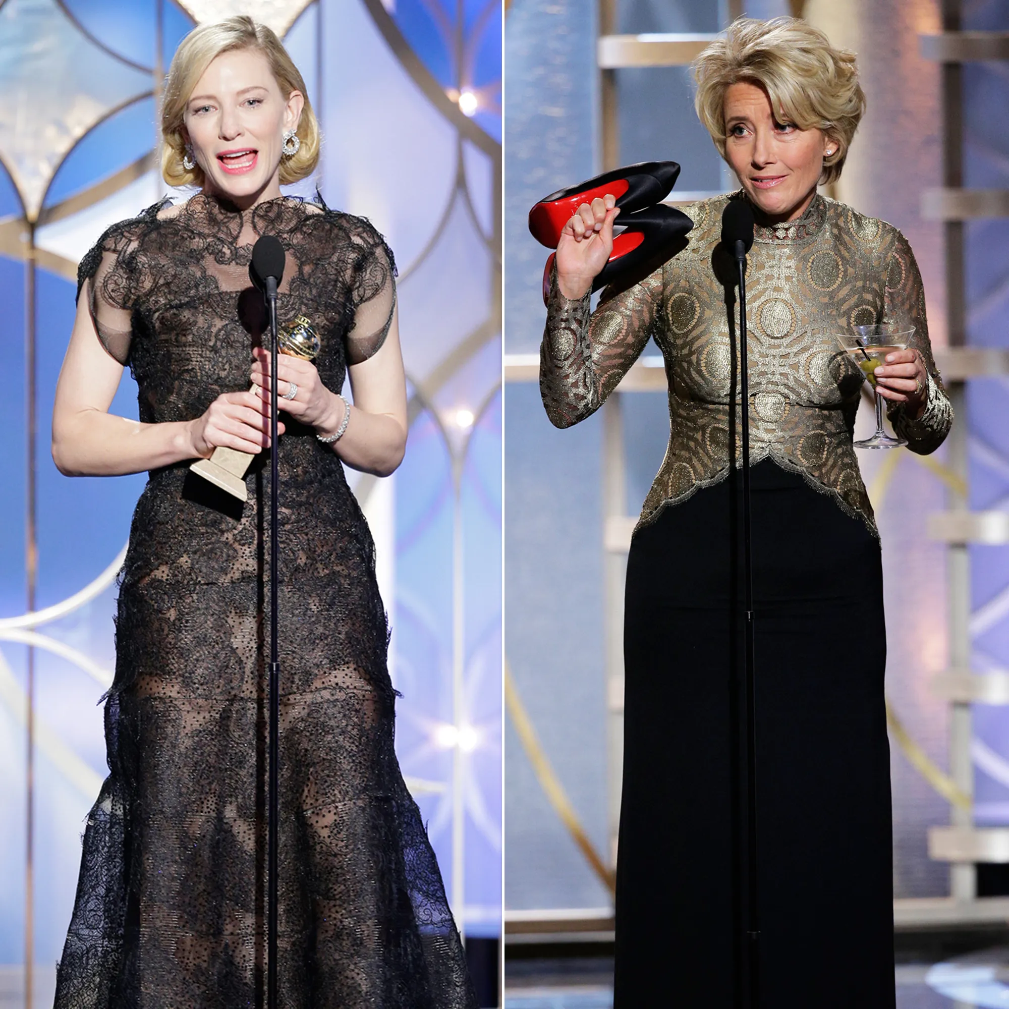 Celebs Who Have Been Over-Served at the Golden Globes: Cate Blanchett, Emma Thompson and More